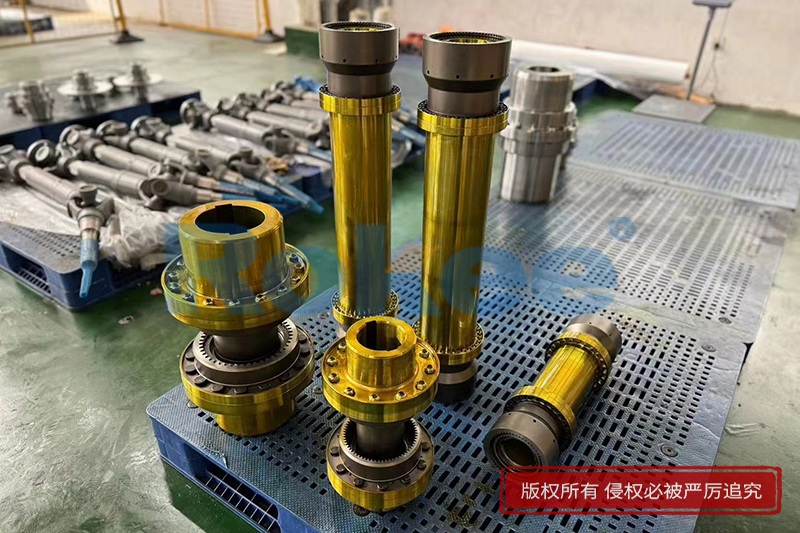 岩棉板生产线轴系补偿优选鼓形齿式联轴器